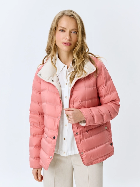 Легкая куртка на натуральном утеплителе