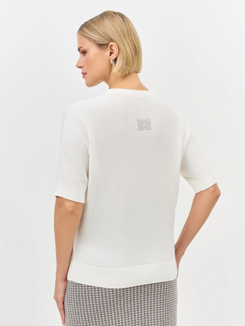 Базовый джемпер с короткими рукавами