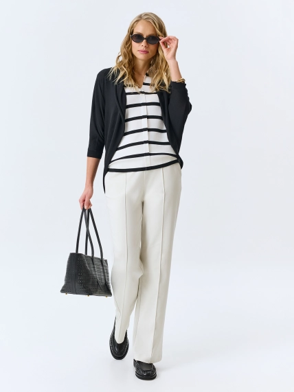 Брюки Boot cut с застроченными стрелками