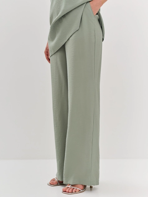 Брюки из вискозного шелка