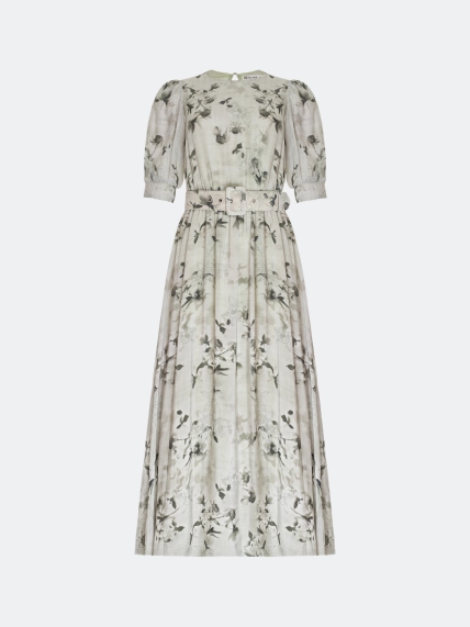 Платье с флоральным принтом