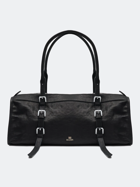 Сумка- багет из натуральной кожи