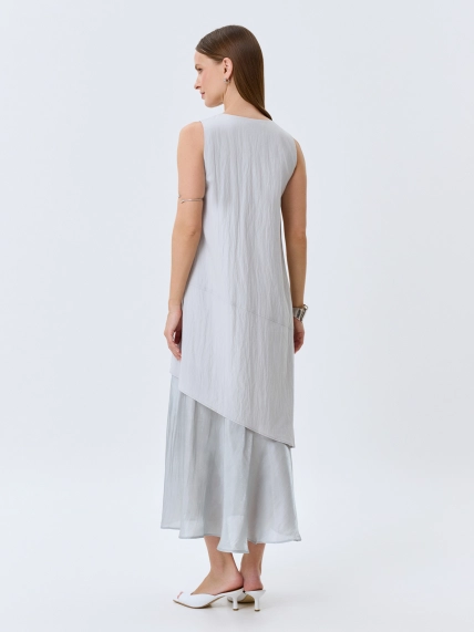 Сарафан с шиммерной фактурной подкладкой
