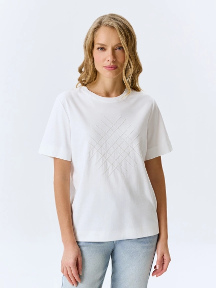 Футболка с мерцающими пайетками