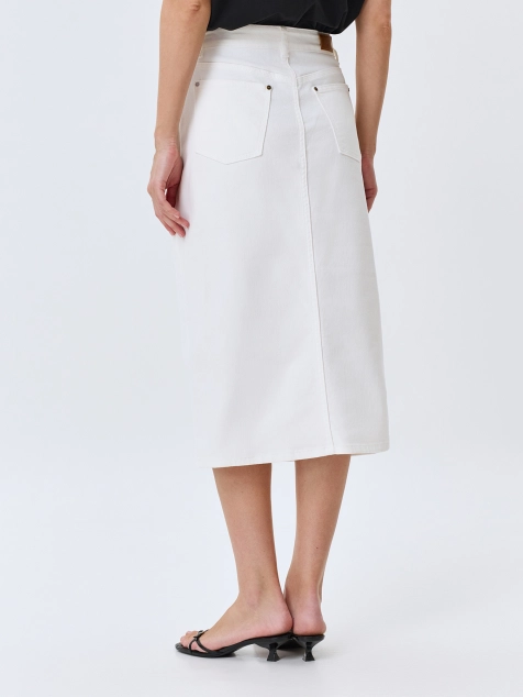 Юбка из легкого денима