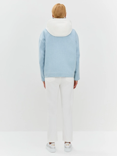 Куртка из плотной джинсовой ткани