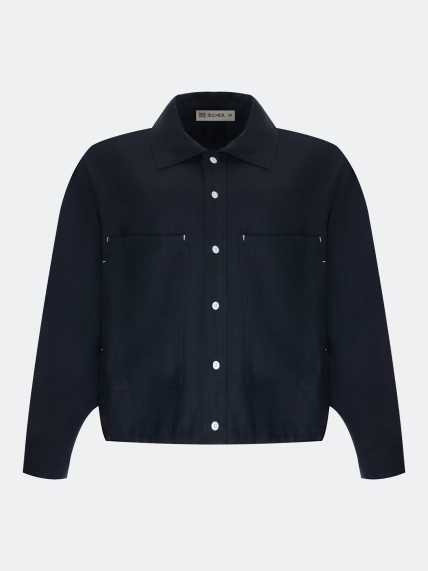 Жакет из тенселя и льна