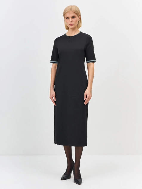 Вязаное платье из смесового модала