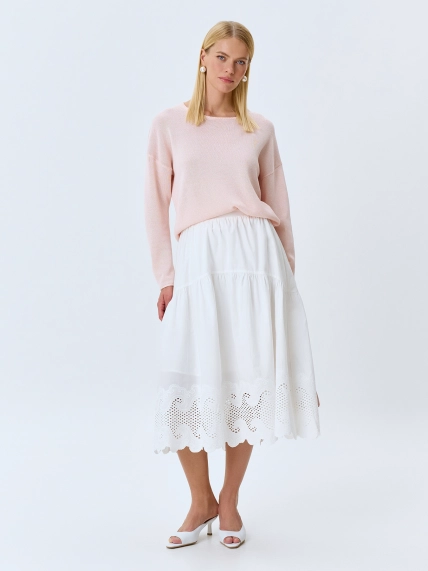 Яркий вязаный джемпер