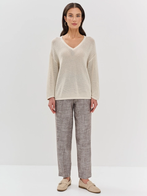 Летний ажурный джемпер