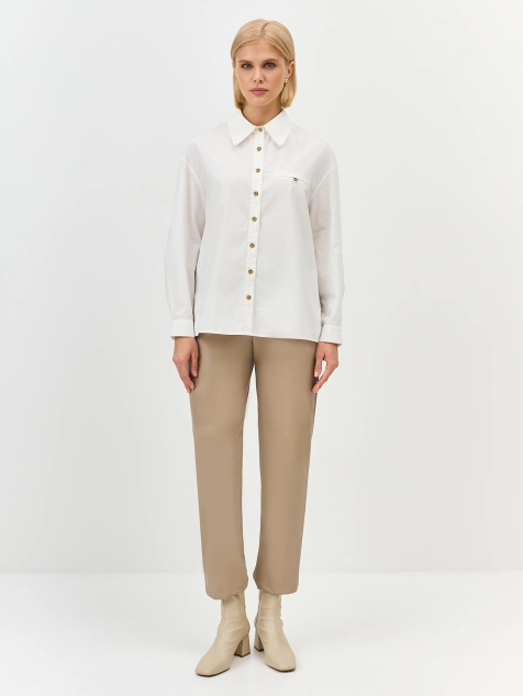 Oversize рубашка из 100% хлопка