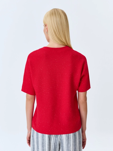 Джемпер с короткими рукавами