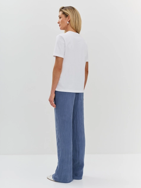 Широкие брюки из тенселя