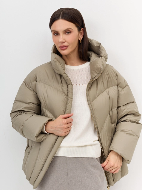 Oversize куртка на натуральном утеплителе