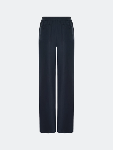 Брюки из тенселя и льна