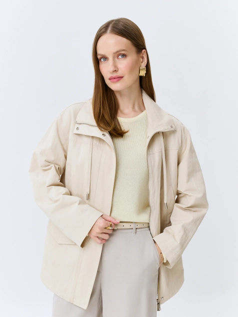 Ветровка из смесового хлопка