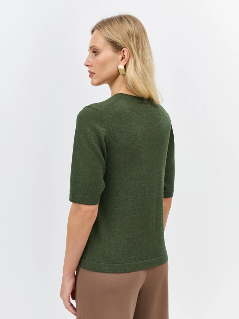 Базовый джемпер с короткими рукавами