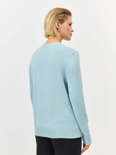 Джемпер фактурной вязки