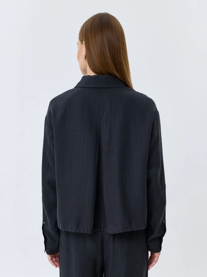 Жакет из тенселя и льна