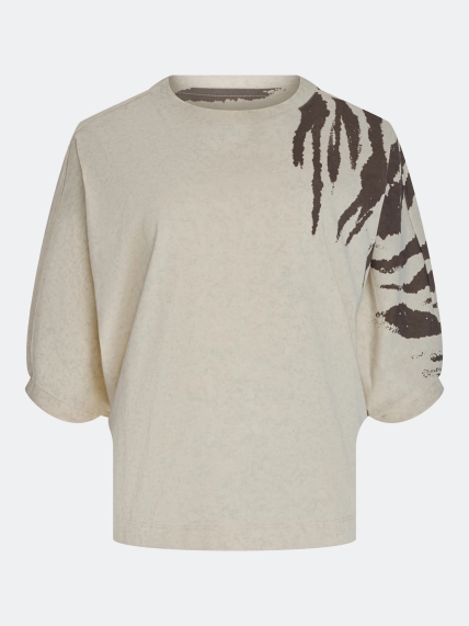 Джемпер с анималистичным принтом