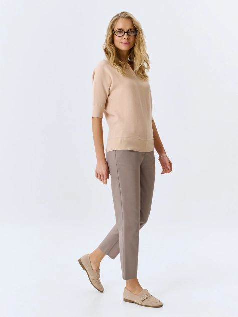 Базовые брюки из эластичного хлопка