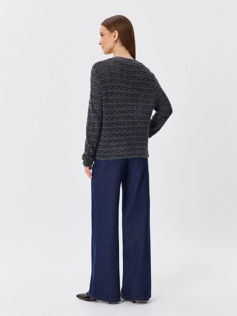 Джинсы Straight fit с контрастной отстрочкой