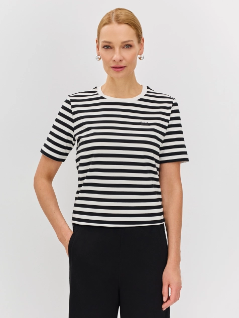 Футболка из 100% хлопка в полоску