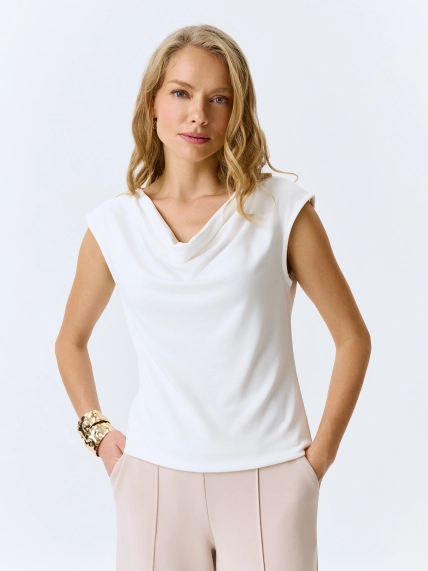 Топ с драпировкой