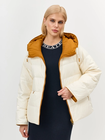 Двусторняя куртка на натуральном утеплителе