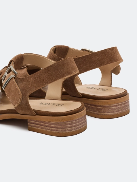 Сандалии из натуральной замши