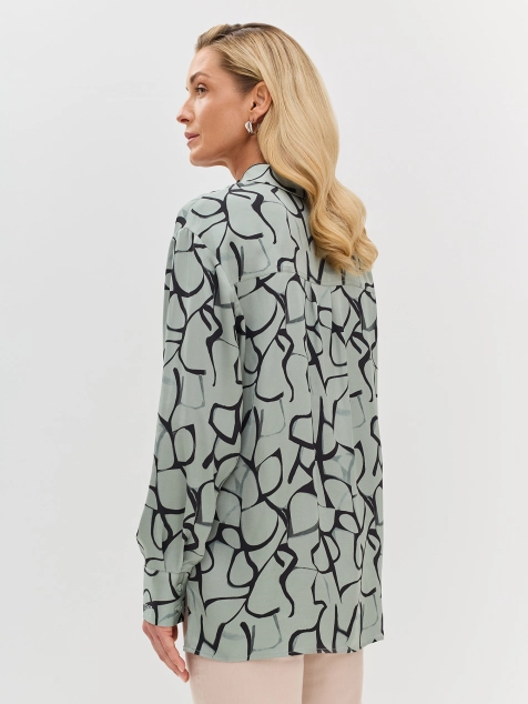 Блузка с графичным принтом