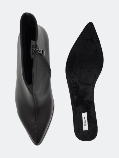 Классические ботильоны на тонком каблуке