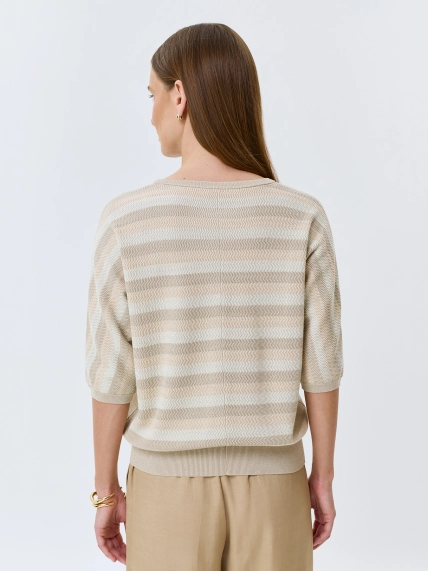 Вязаный джемпер в полоску