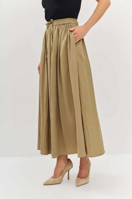 Юбка-макси из вискозного шелка