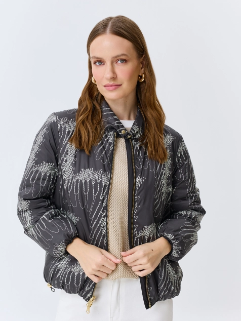 Двусторонняя куртка с принтом