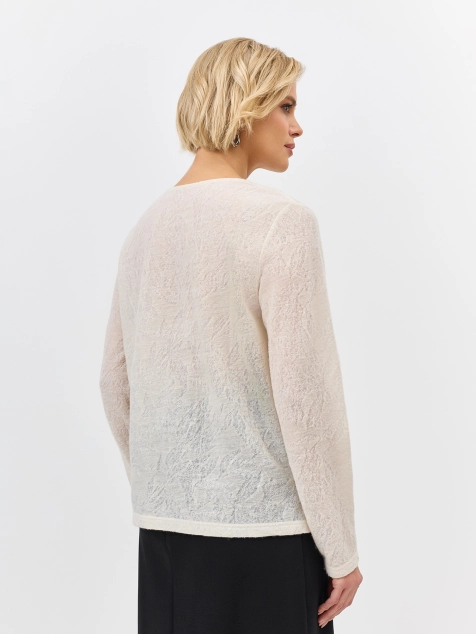 Ажурный лонгслив