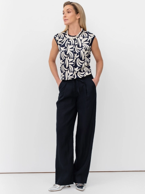 Брюки из 100% льна