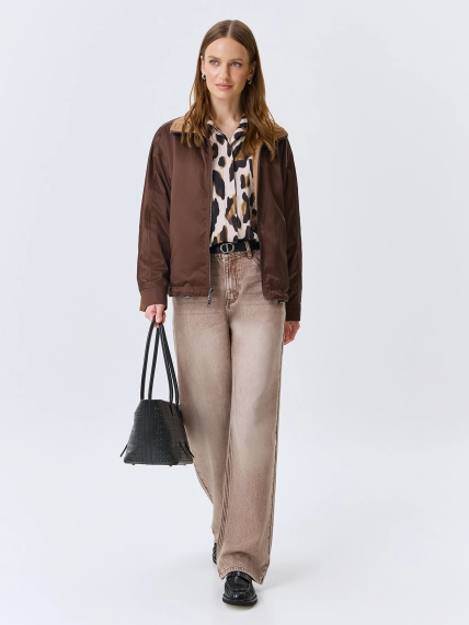 Двусторонняя сатиновая ветровка 