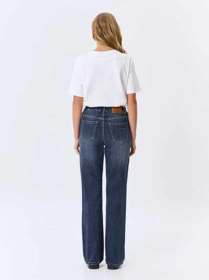 Джинсы Straight fit с лиоцеллем