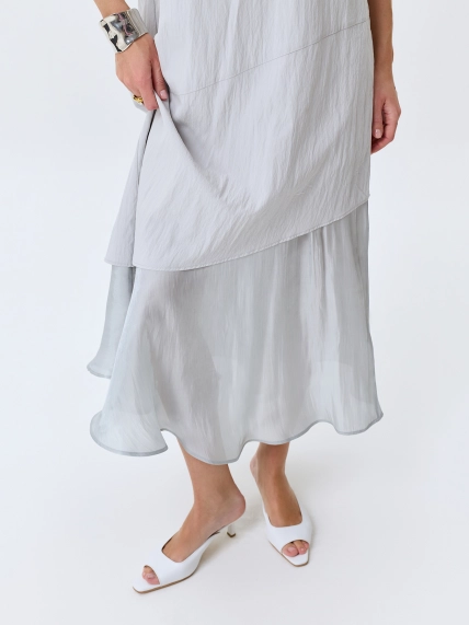 Сарафан с шиммерной фактурной подкладкой