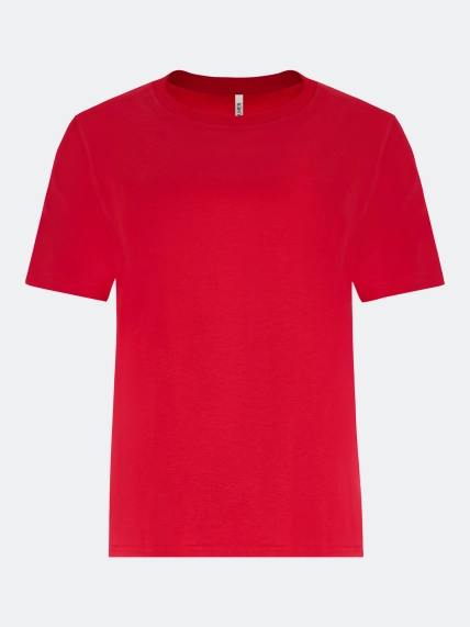 Яркая футболка из мерсеризованного хлопка