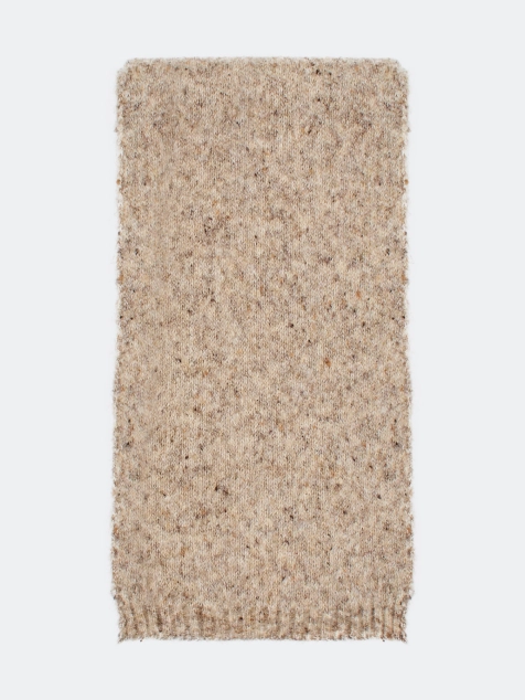 Вязаный шарф букле