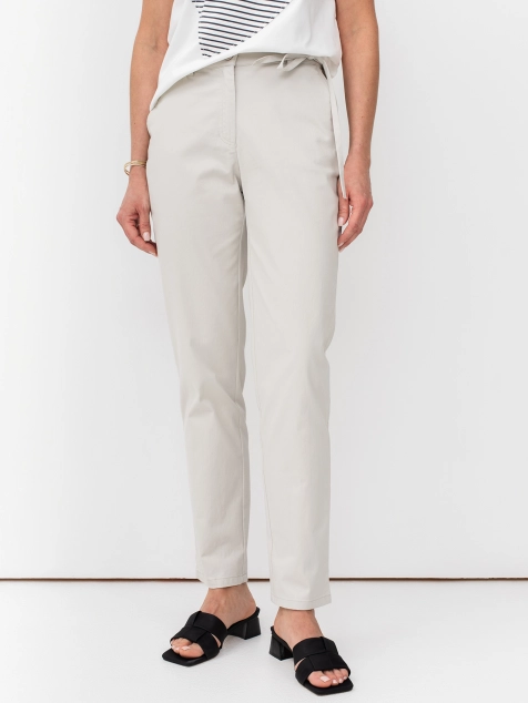 Зауженные брюки чинос из 100% хлопка