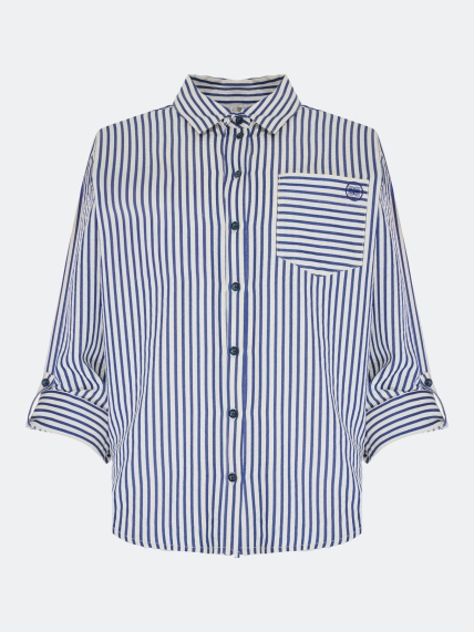 Блузка в тонкую полоску