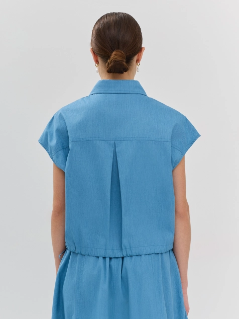 Укороченная блузка из 100% хлопка