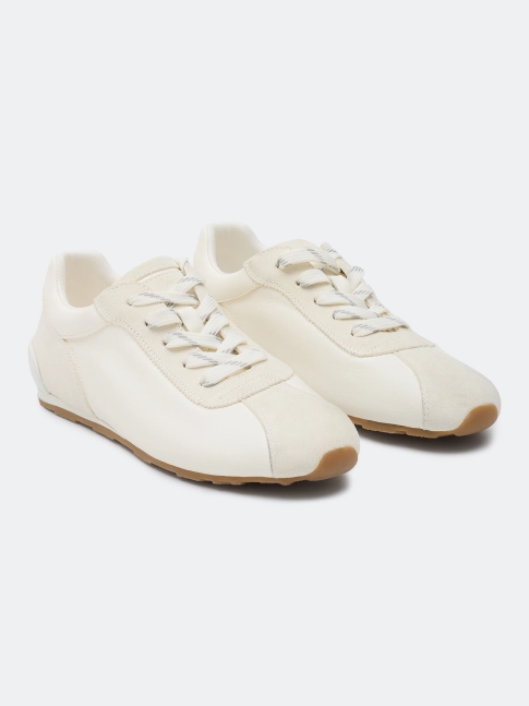 Кроссовки в ретро стиле из натуральной кожи