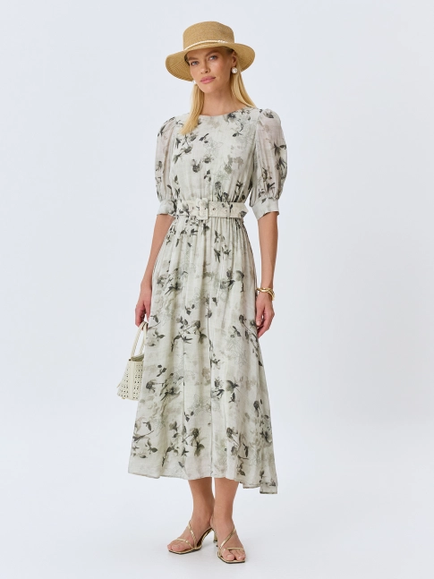 Платье с флоральным принтом