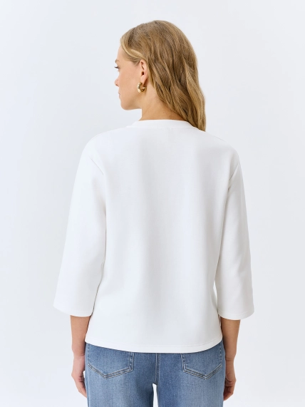 Oversize джемпер с рукавами 3/4