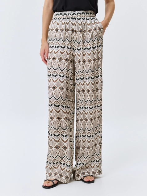 Брюки с геометрическим принтом