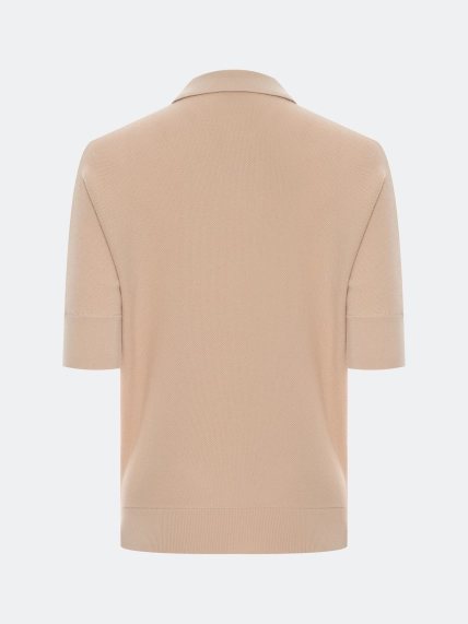 Джемпер поло из тенселя